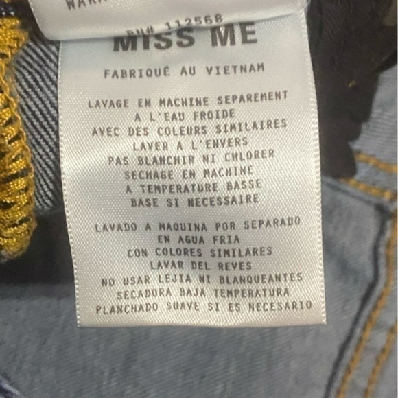 Miss Me Wander Lust Ankle Skinny Jeans Women’s‎ Size 25 - Picture 6 of 9